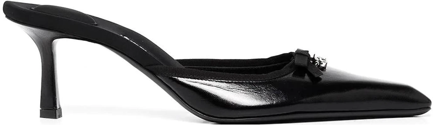 (W) Alexander Wang Viola ''Zwarte Leren Open Hakken'' 30222M013001 Order (W) Alexander Wang Viola ''Zwarte Leren Open Hakken'' 30222M013001