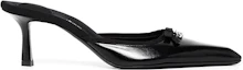 Order (W) Alexander Wang Viola ''Zwarte Leren Open Hakken'' 30222M013001