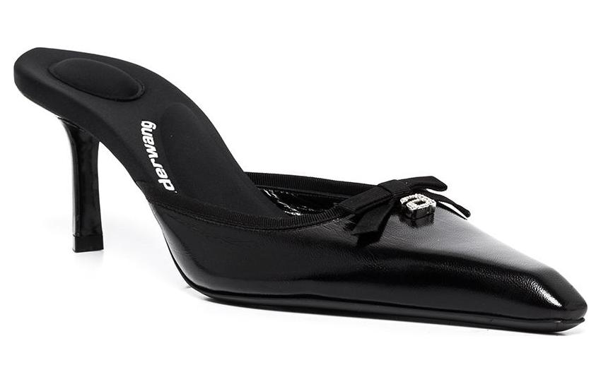 Lookbook (W) Alexander Wang Viola ''Zwarte Leren Open Hakken'' 30222M013001