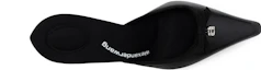 Shop (W) Alexander Wang Viola ''Zwarte Leren Open Hakken'' 30222M013001