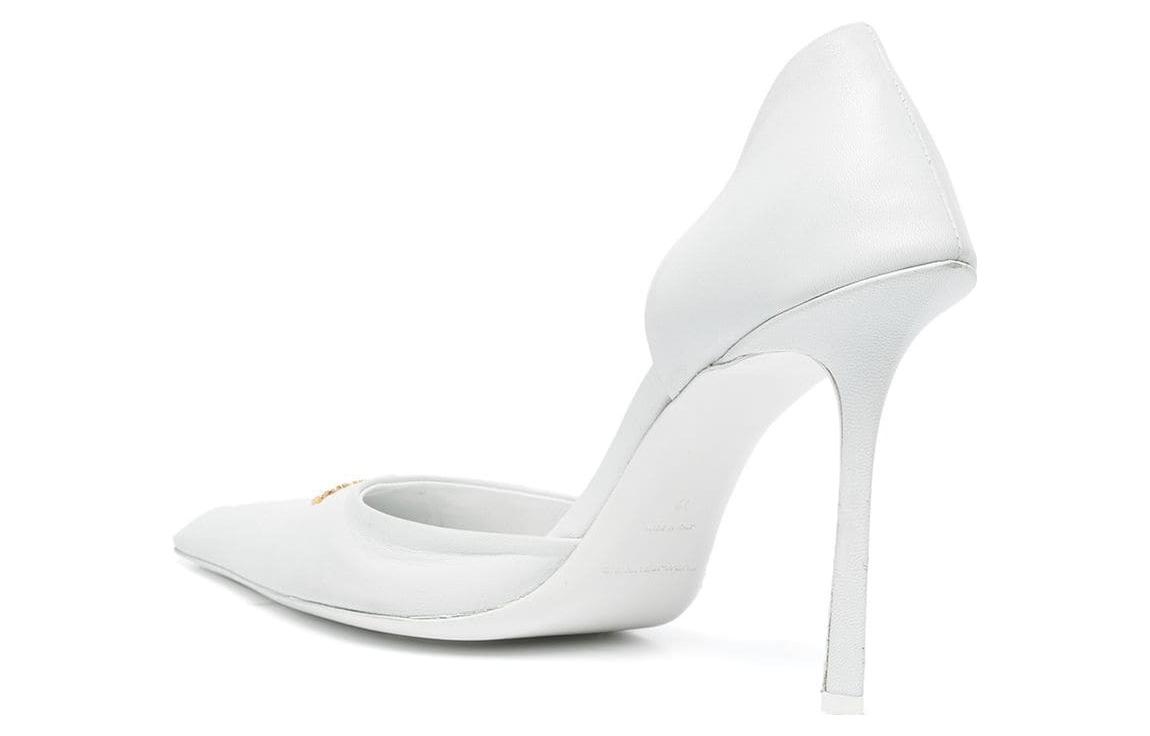 Lookbook (W) Alexander Wang Viola 'Mules Hak Tinggi Kulit Putih' 30122P022100