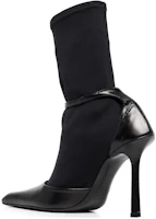 (Women) Alexander Wang Viola Bootie 'Black Leather Stiletto' 30322B013001 (Women) Alexander Wang Viola Bootie 'Black Leather Stiletto' 30322B013001
