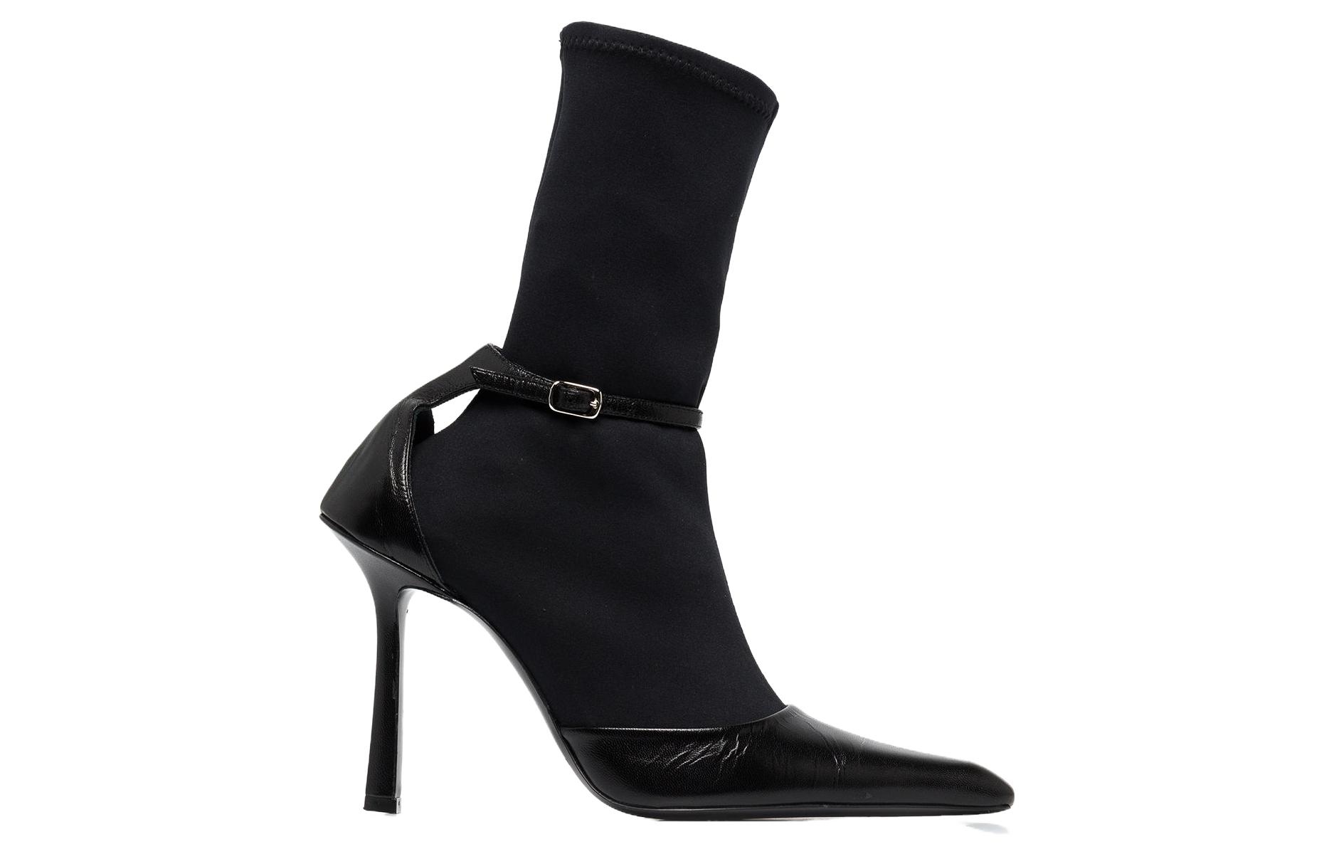 Lookbook (W) Alexander Wang Stivaletto Viola ''Stiletto in Pelle Nera'' 30322B013001