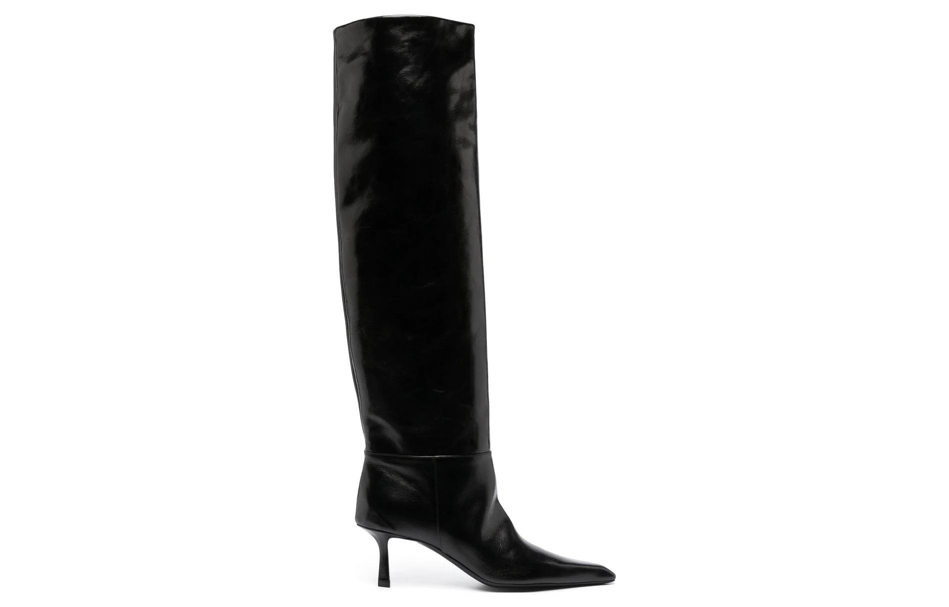 (W) Alexander Wang Viola High 'Black Leather' 圖 2