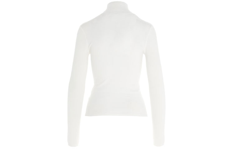 Lookbook (W) 亞歷山大王 白色標誌貼片高領針織毛衣 4KC2201012-104