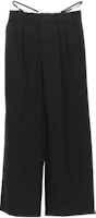 Order (W) Alexander Wang 女士黑色中腰寬鬆直筒休閒褲 1WC3234631-001