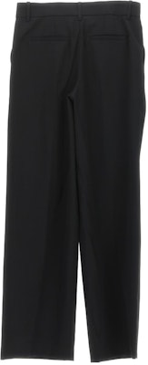 (W) Pantalones casuales rectos sueltos de mujer Alexander Wang negros de tiro medio. 1WC3234631-001 Lookbook (W) Pantalones casuales rectos sueltos de mujer Alexander Wang negros de tiro medio. 1WC3234631-001