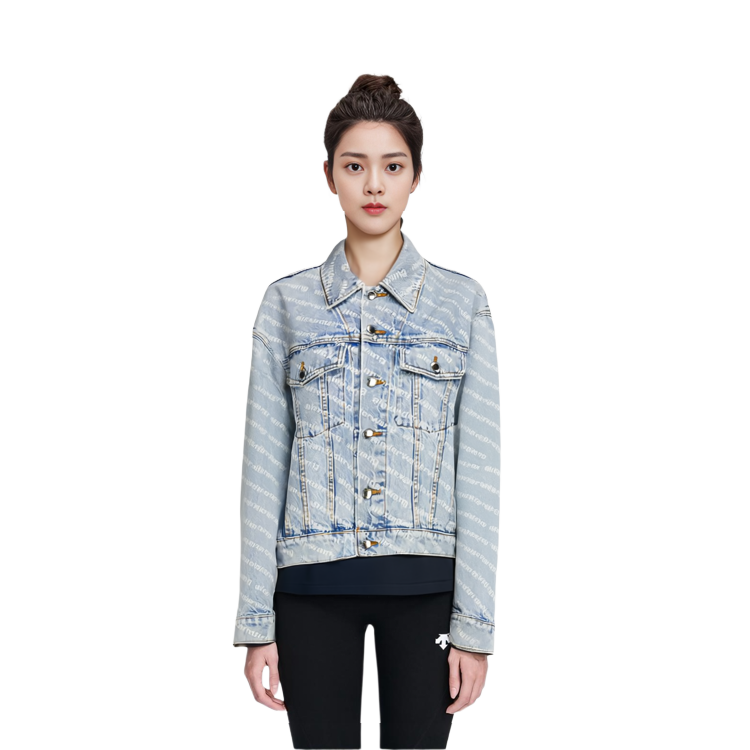 Shop (Women) Alexander Wang Women’s Classic Draped Jacket Blue SS22 4DC2202756