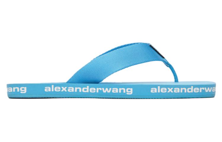(W) Alexander Wang adidas Adilette Slide 'Blue Nylon' 圖 2