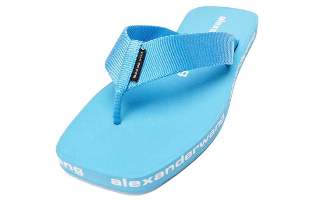 (W) Alexander Wang adidas Adilette Slide 'Blue Nylon' 圖 4