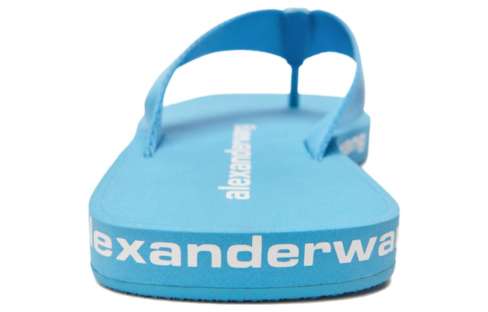 (W) Alexander Wang adidas Adilette Slide 'Blue Nylon' 圖 5