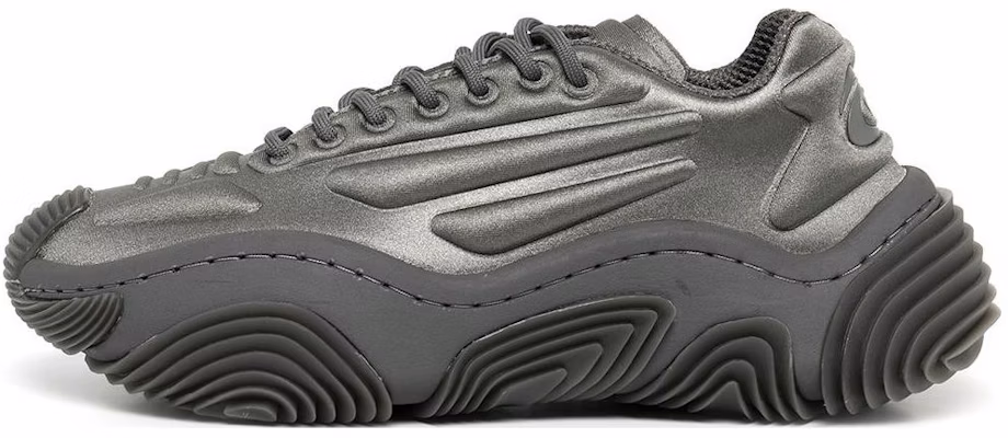 亞歷山大王 涤纶 厚底系帶 低幫 運動休閒鞋 女款 灰色 Buy 亞歷山大王 涤纶 厚底系帶 低幫 運動休閒鞋 女款 灰色