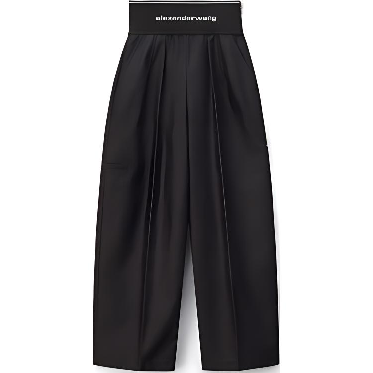 (Women) Alexander Wang Y2K Logo Jogger Pants for Women in Black 1WC1204234-001