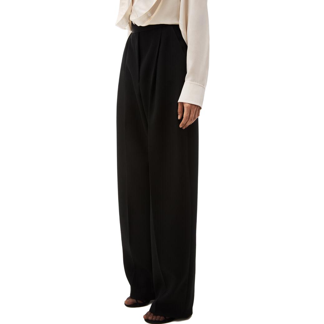 Purchase (W) Alexander Wang Pantalones Casual Negros Y2K Slim Fit Straight para Mujer 1WC4234636-001