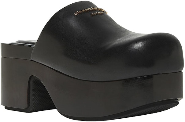 (Women) Alexander Wang Zoe 'Black Leather Mule' 30323M029001 Lookbook (Women) Alexander Wang Zoe 'Black Leather Mule' 30323M029001