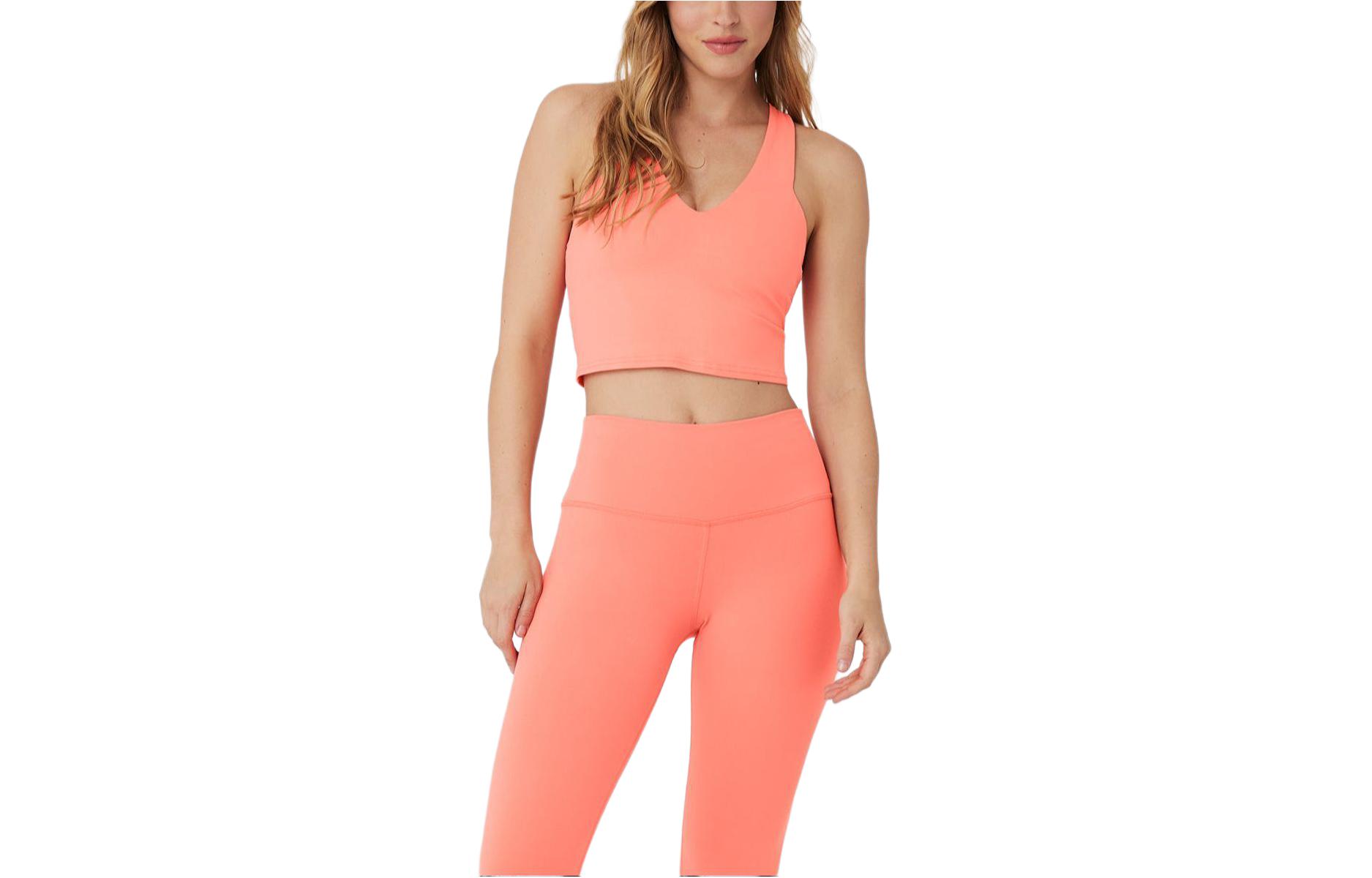 (Women) ALO JISOO Collection Solid Slim Fit Casual Comfort Tank Top - Women W9587R