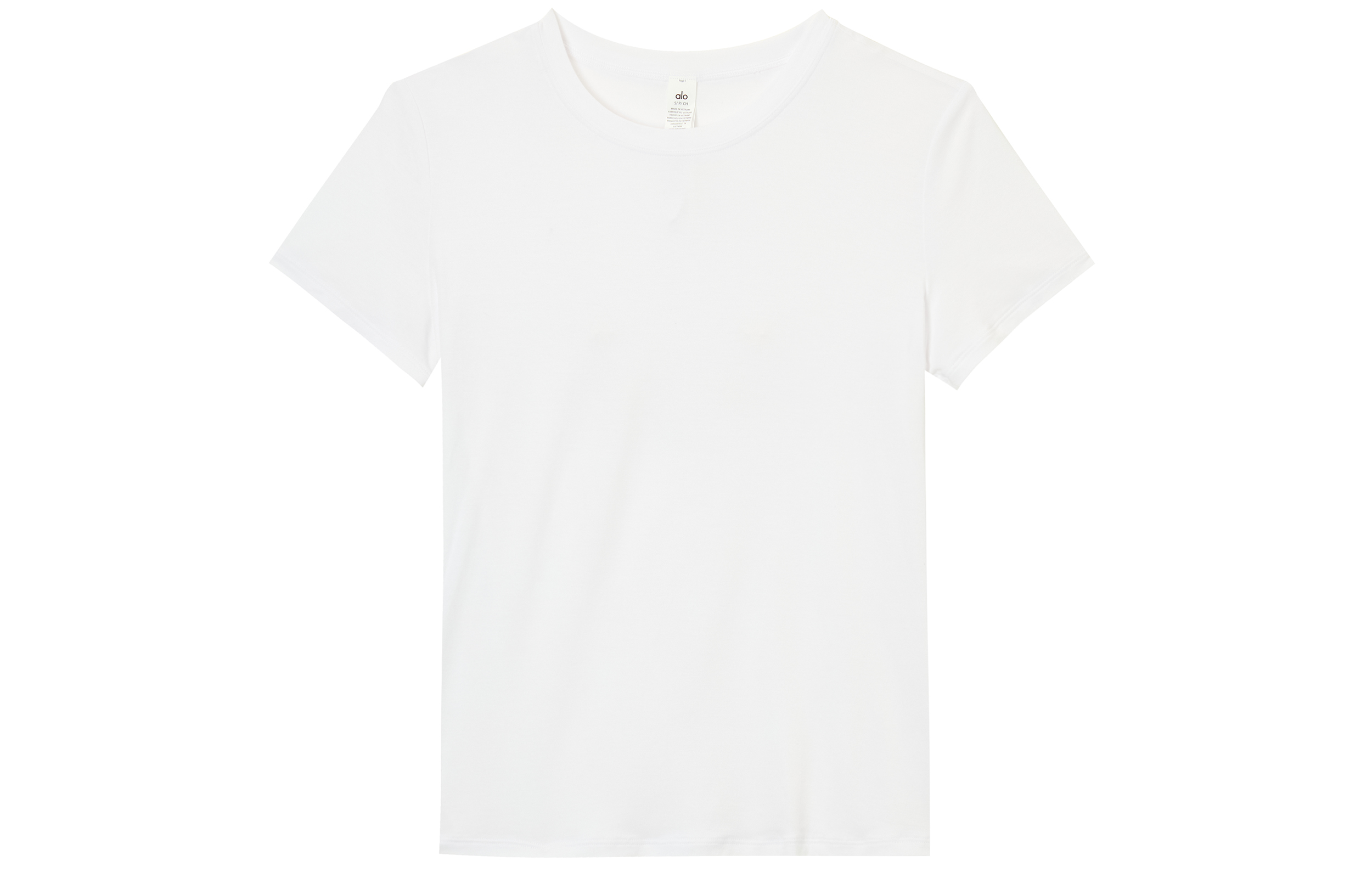 (Women) ALO Plain Crew Neck Tennis T-Shirt W1430R