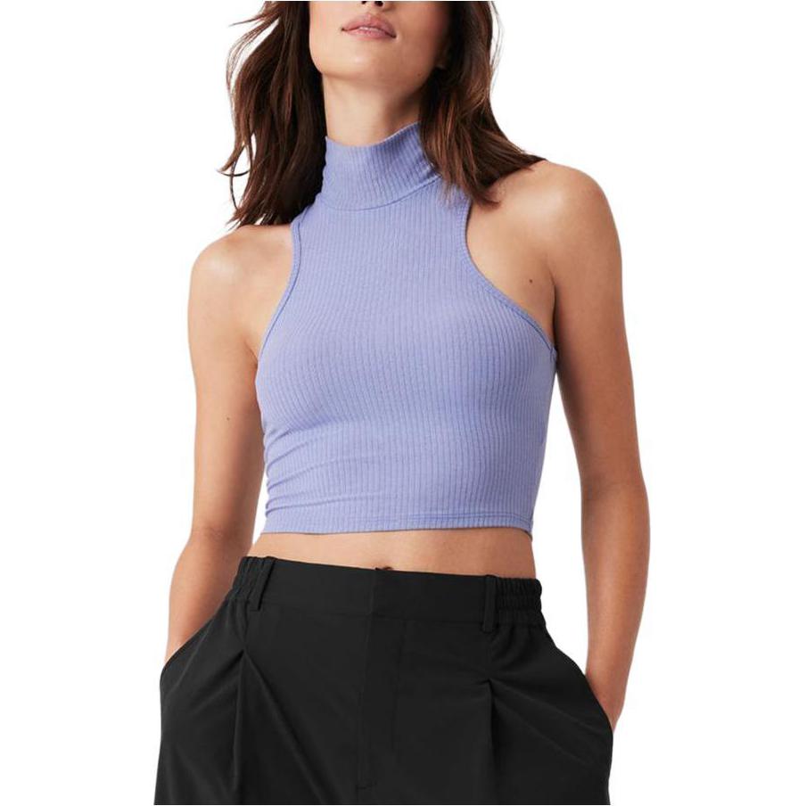 (Women) ALO Sleeveless Cropped High Neck Tank Top W2753R