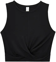 (Women) ALO Slim Fit Solid Draped Avant-Garde Tank Top W2564R (Women) ALO Slim Fit Solid Draped Avant-Garde Tank Top W2564R