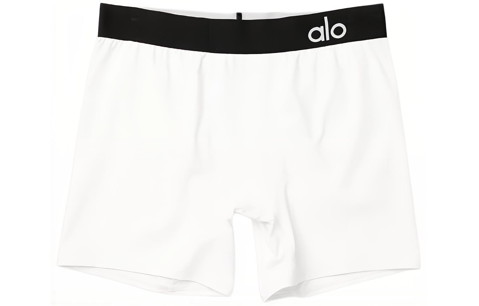 ALO Solid Lightweight Elastic Boxer Shorts A0477M