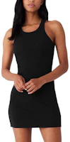 (Women) ALO Solid Ribbed Sleeveless Comfort Dress W8207R (Women) ALO Solid Ribbed Sleeveless Comfort Dress W8207R