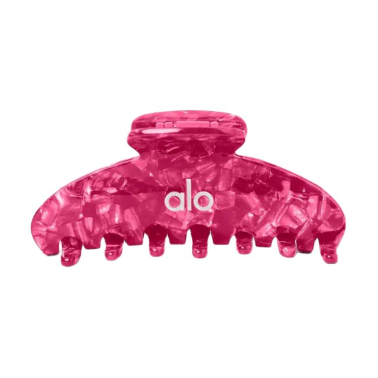 (Women) Alo Yoga 90s-Style Claw Acetate Hair Clip Pink - . A0286W-PINK