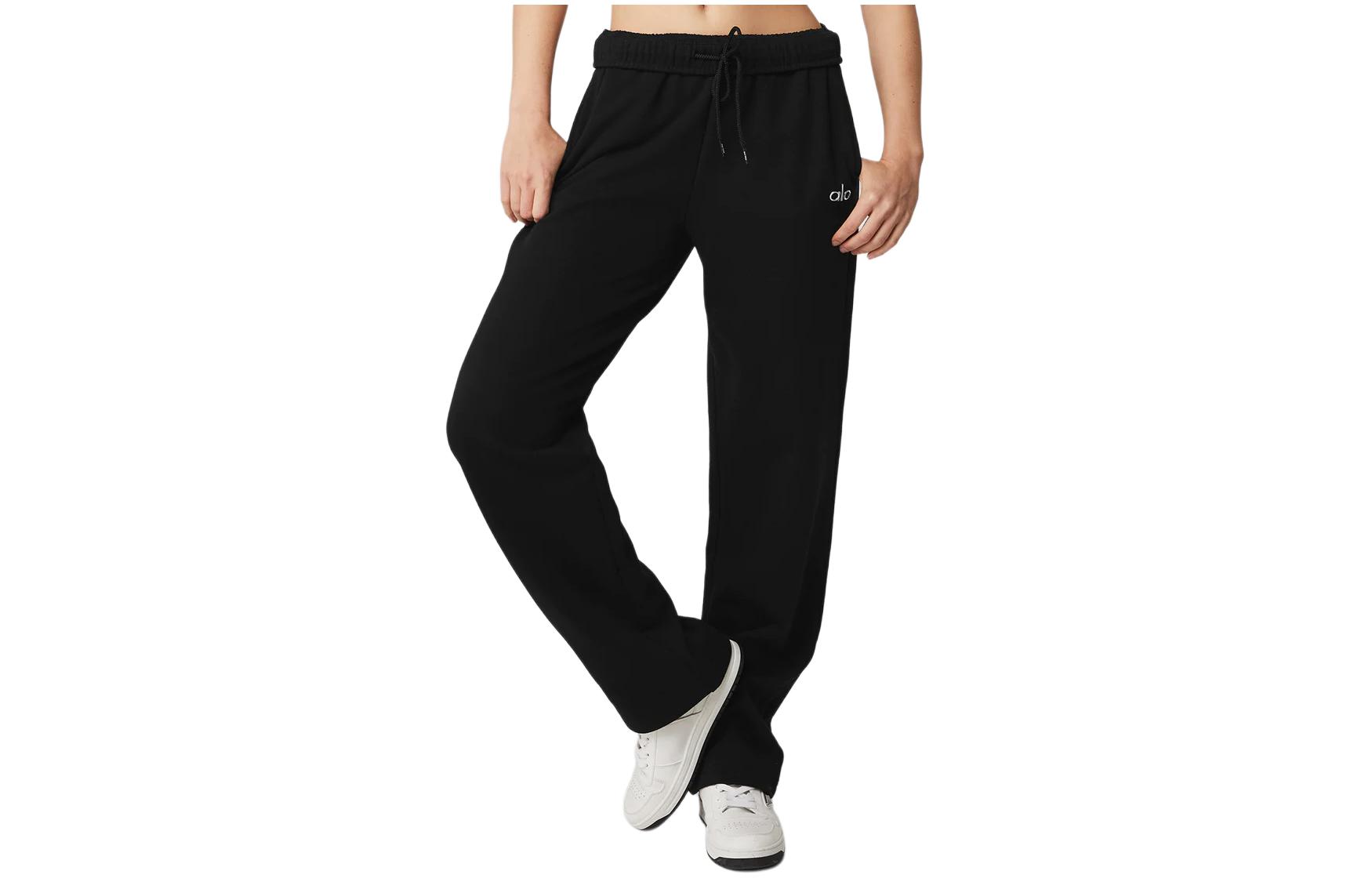 (Women) Alo Yoga  Accolade Solid Straight-Leg Soft Casual Sweatpants. u5012r
