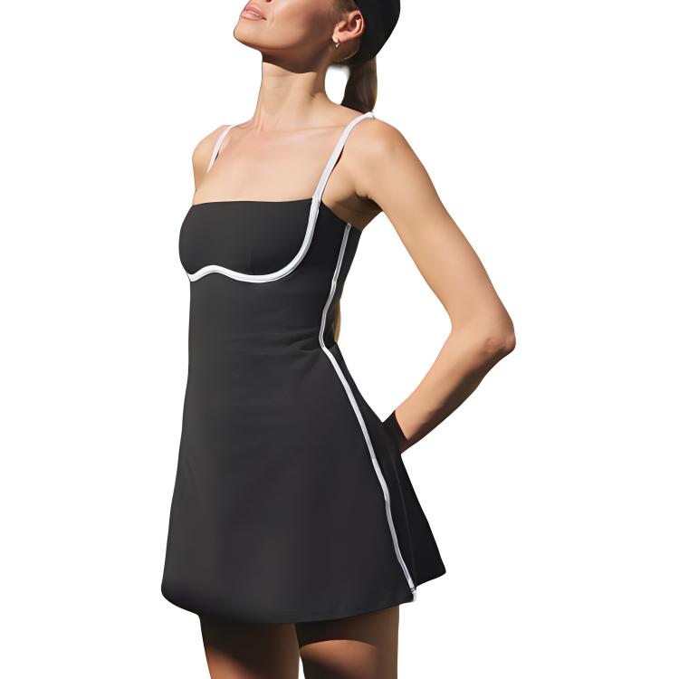 Order (W) Alo Yoga Airbrush拼接网球裙连内置短裤。 w8278r