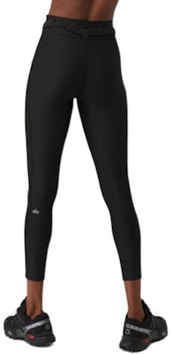 (W) Alo Yoga Airbrush Seluar Pinggang Tinggi - Activewear Hitam Matte W5604R Details for (W) Alo Yoga Airbrush Seluar Pinggang Tinggi - Activewear Hitam Matte W5604R
