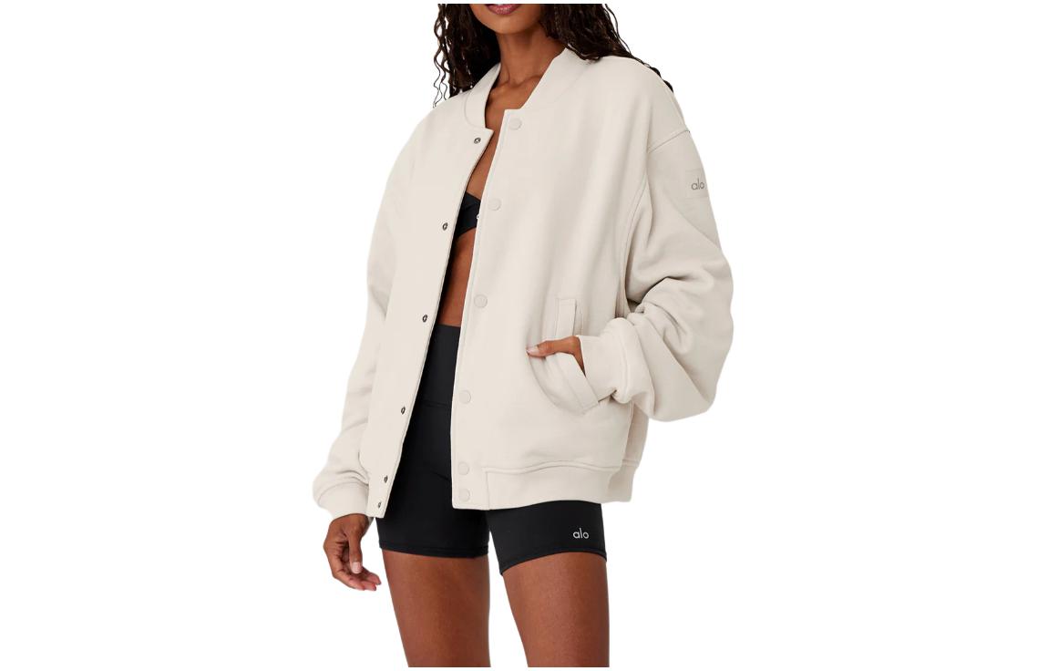 (Women) Alo Yoga  Casual Solid Long-Sleeve Jacket. M4144R