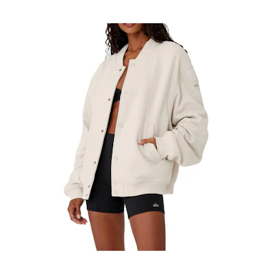 (Women) Alo Yoga Casual Solid Long-Sleeve Jacket. M4144R
