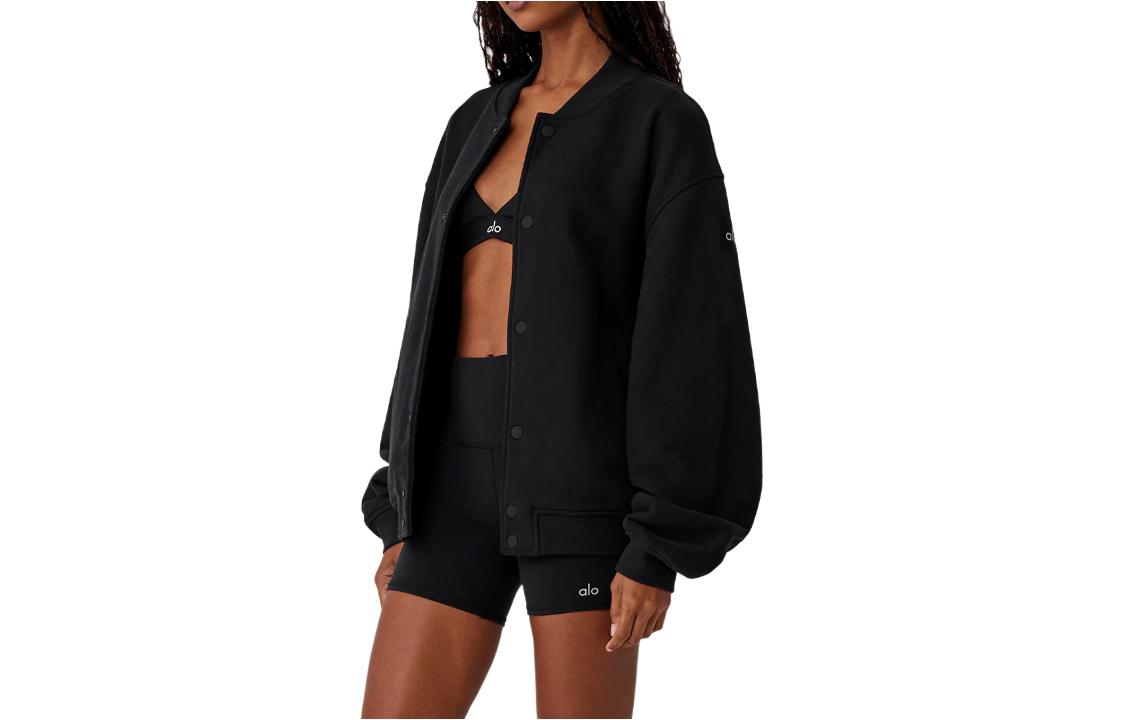 Shop (W) Alo Yoga 休闲纯色长袖夹克。 M4144R