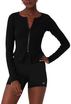 (W) Alo Yoga 舒适休闲纯色长袖夹克. W4488R Order (W) Alo Yoga 舒适休闲纯色长袖夹克. W4488R