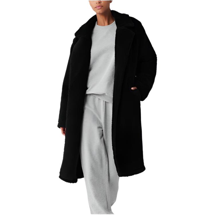 (Women) Alo Yoga  Cozy Plush Relaxed Fit Jacket. U4012R