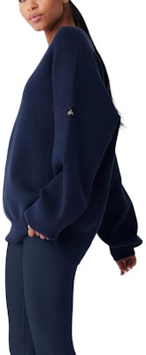 (W) Alo Yoga 圆领纯色宽松舒适毛衣 M3224R 2