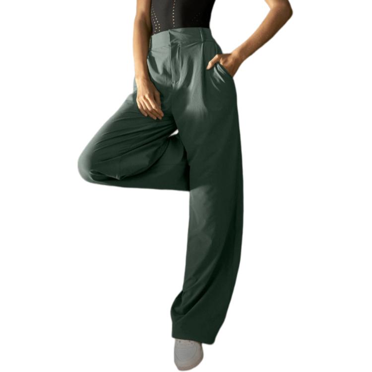 Lookbook (W) Alo Yoga 高腰宽腿休闲裤纯色款式 W51263R