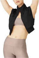 (Women) Alo Yoga High Neck Zip Vest - Black/ Casual and Comfortable W4477R (Women) Alo Yoga High Neck Zip Vest - Black/ Casual and Comfortable W4477R