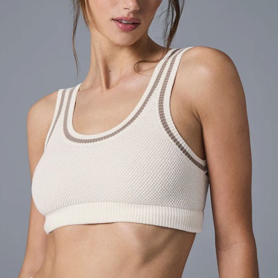 (W) Alo Yoga针织运动低领支撑胸罩-学院风格。 w9808r Cheap (W) Alo Yoga针织运动低领支撑胸罩-学院风格。 w9808r