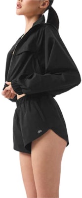 (W) Alo Yoga 轻便纯色短款拉链连帽夹克外套. w4575r Shop (W) Alo Yoga 轻便纯色短款拉链连帽夹克外套. w4575r