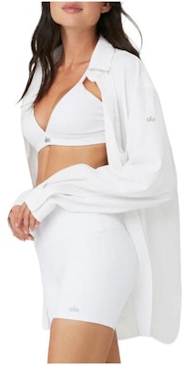 (W) Alo Yoga 经典宽松长袖衬衫 简约休闲基础款。 W3732R Sizing (W) Alo Yoga 经典宽松长袖衬衫 简约休闲基础款。 W3732R