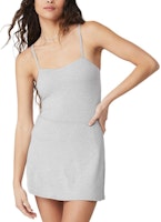 (Women) Alo Yoga Solid Color Casual Comfy Tank Dress W8176R (Women) Alo Yoga Solid Color Casual Comfy Tank Dress W8176R