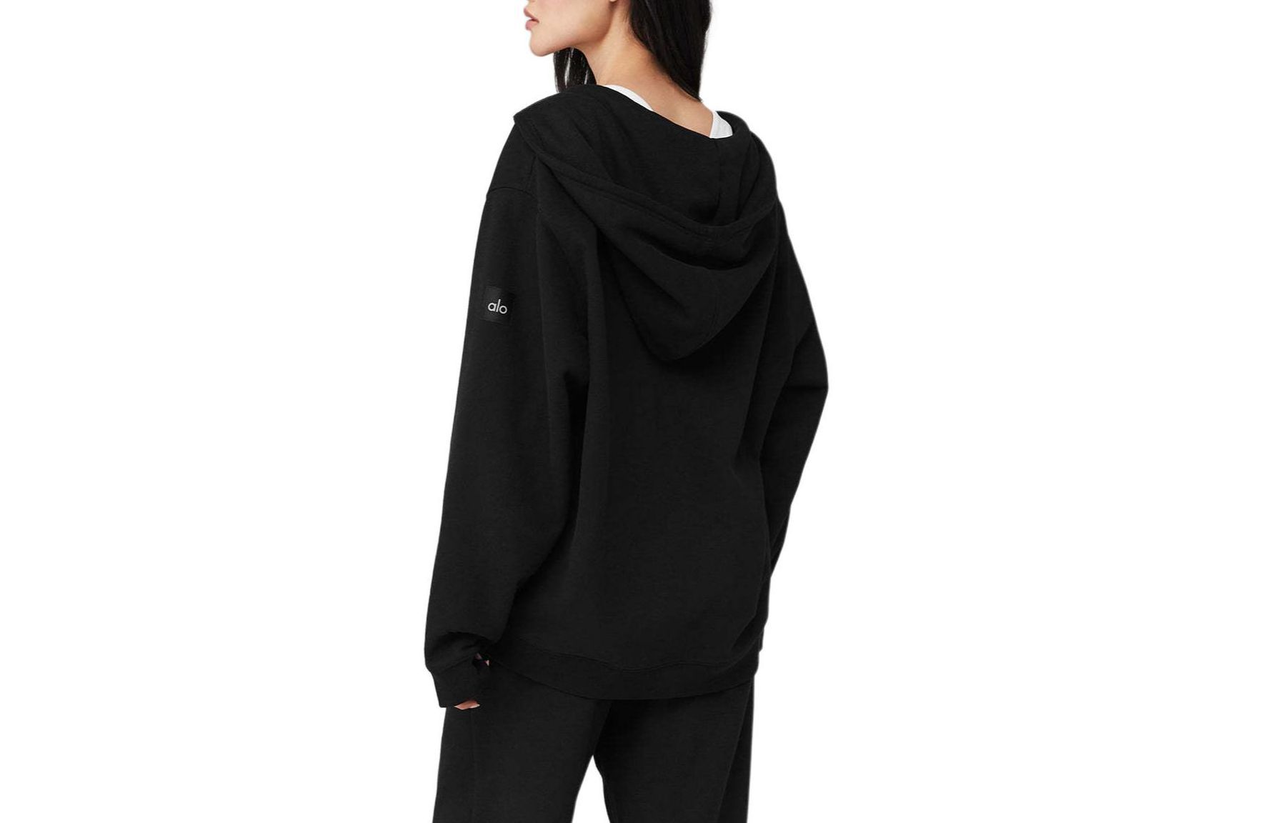 Lookbook (W) Alo Yoga 纯色舒适连帽夹克外套 U4011R