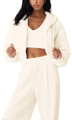 (W) Alo Yoga纯色短款拉链休闲外套夹克. W4568R Purchase (W) Alo Yoga纯色短款拉链休闲外套夹克. W4568R