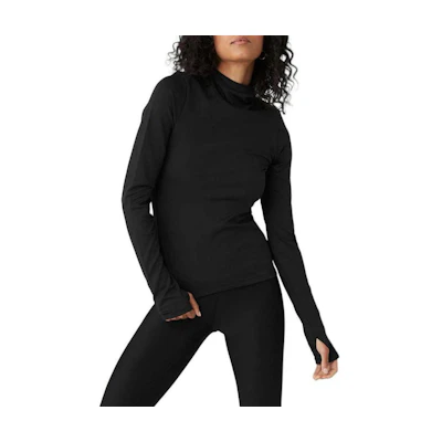 (Women) Alo Yoga Solid Color Hoodie Casual Sweatshirt. W3735R