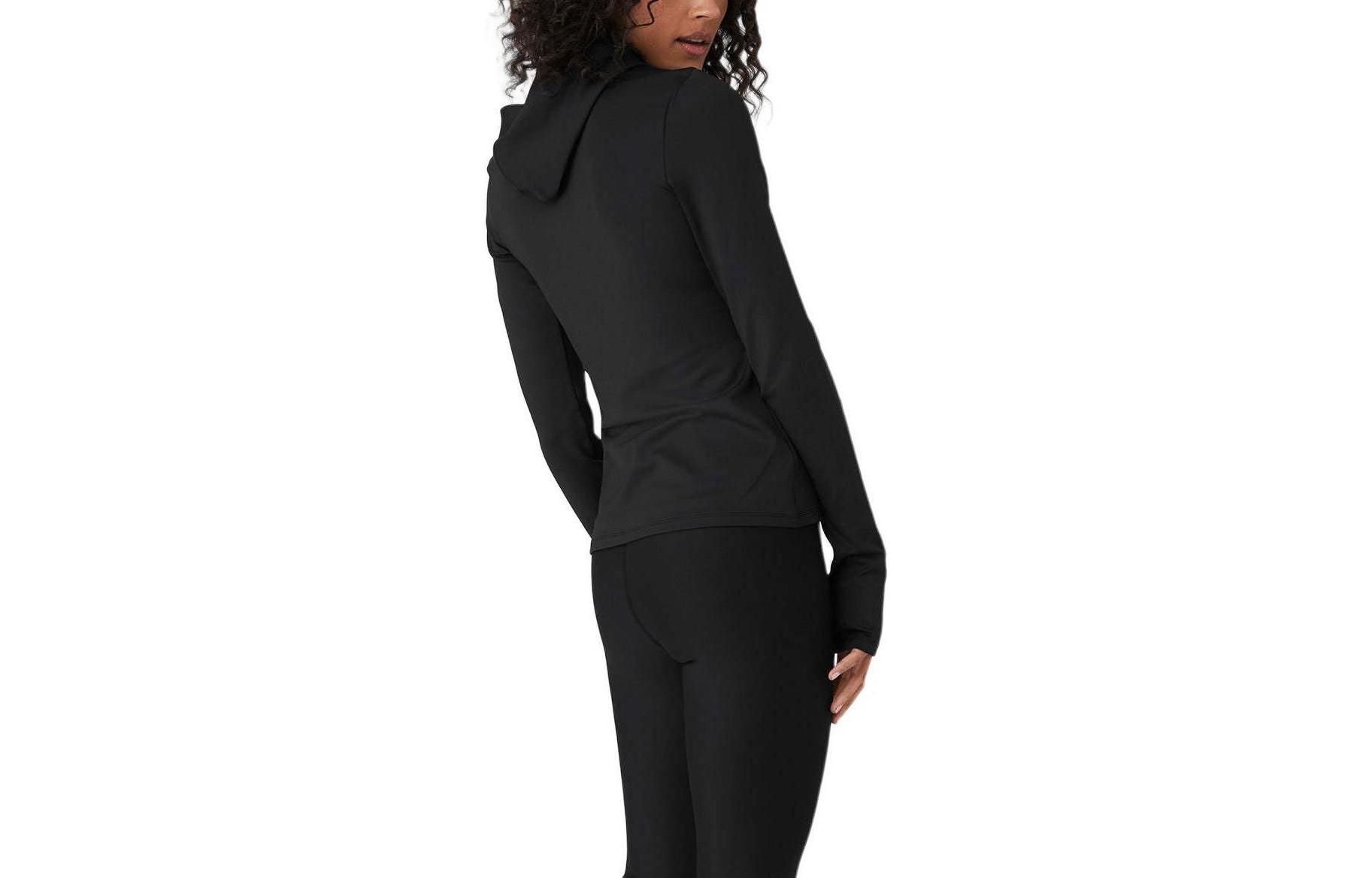 Lookbook (W) Alo Yoga纯色连帽休闲卫衣. W3735R