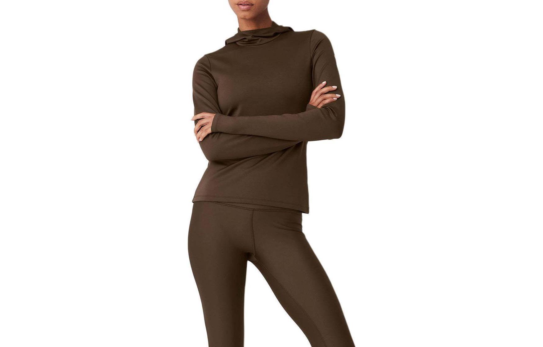 Purchase (W) Alo Yoga纯色连帽休闲卫衣. W3735R