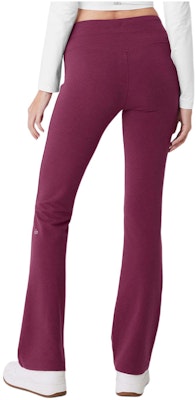 (W) Alo Yoga 纯色中腰喇叭针织运动裤 W51304R 1