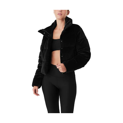(Women) Alo Yoga Solid Color Oversized Cropped Jacket Coat. W4497R