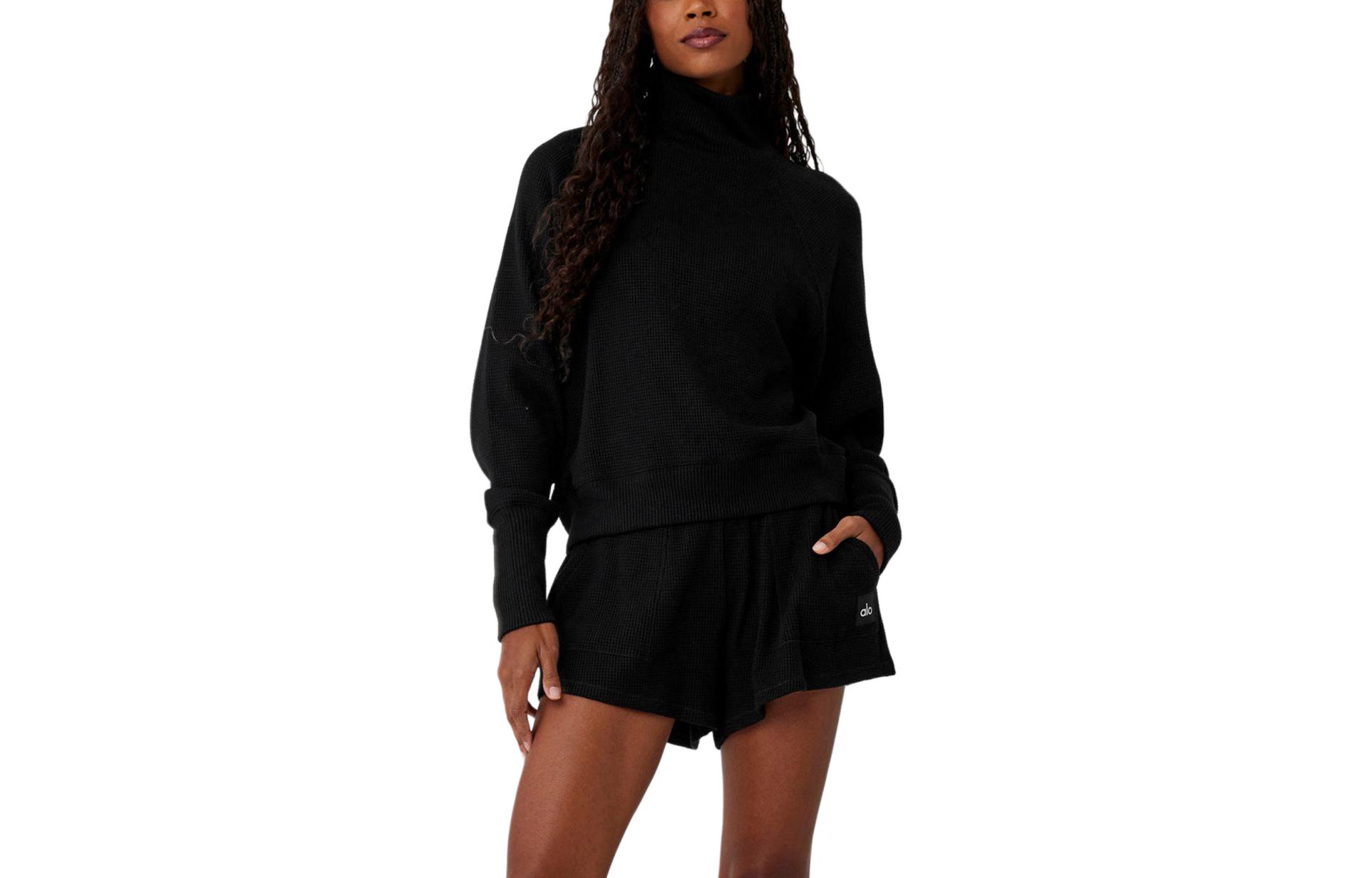 Order (W) Alo Yoga 舒适针织半拉链毛衣 W3678R