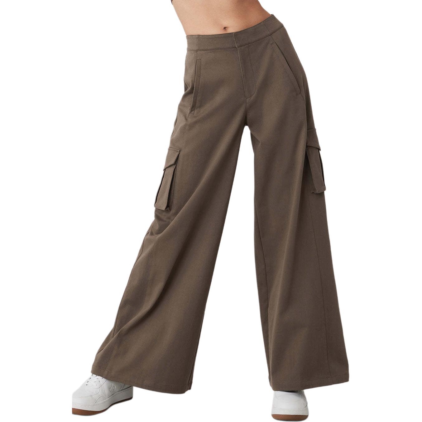 Cheap (W) Alo Yoga 高腰宽松透气阔腿裤 w51346r